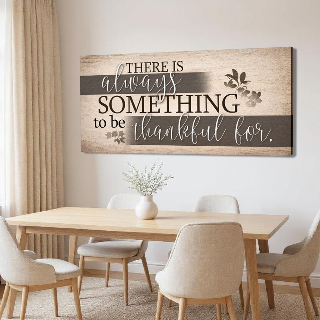 Landscape faith wall sign with butterfly and floral icons, beige wood grain, dark quote typography.