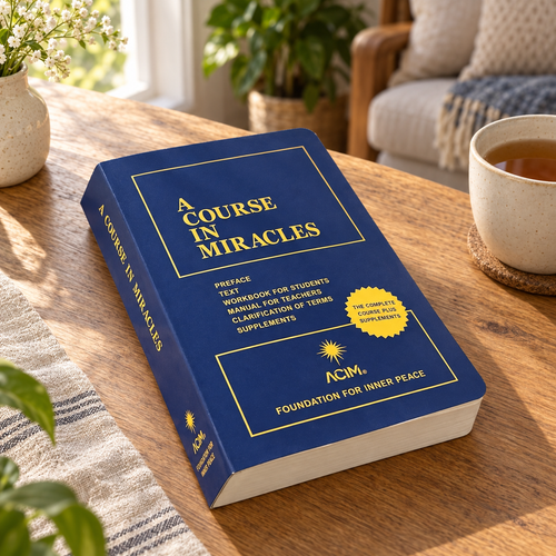 Blue book: A Course in Miracles combined volume with ACIM foundation for inner peace