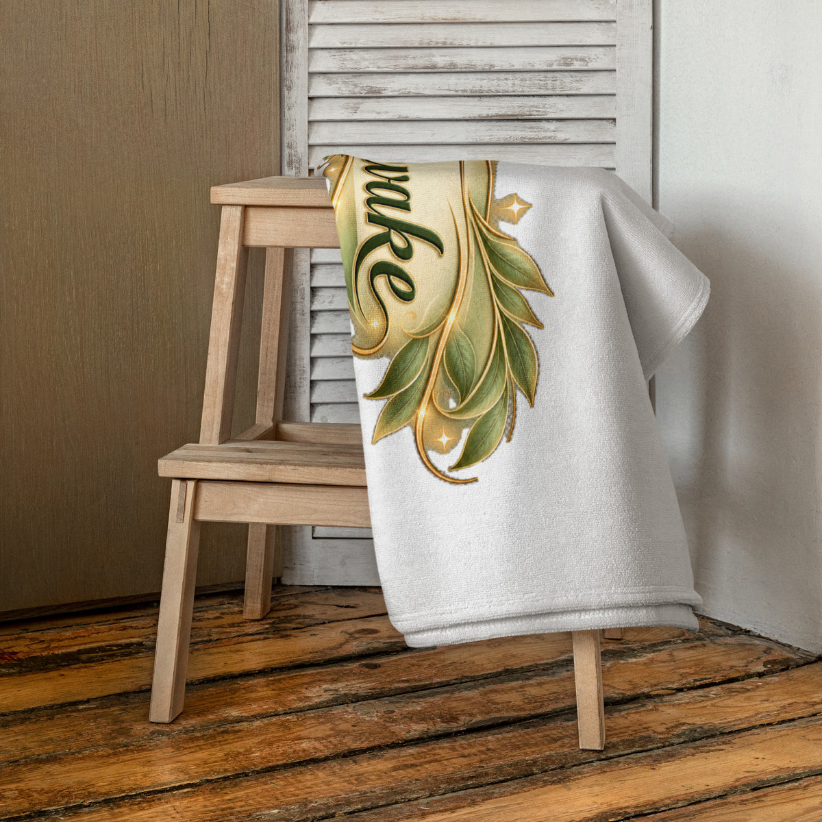 Spiritual reflection beach towel