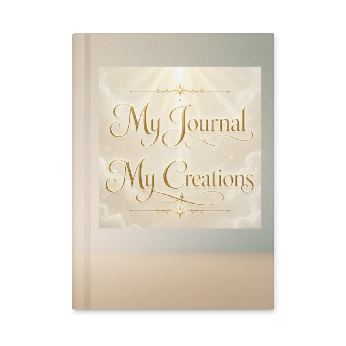 Matte hardcover spiritual reflection journal
