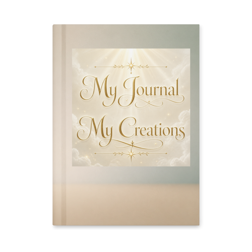 Matte hardcover spiritual reflection journal